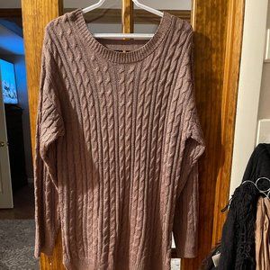 Purple Snow Sweater, Size XL, Light purple